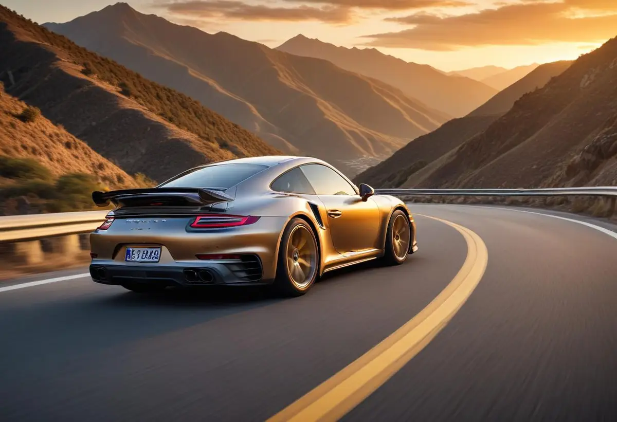 Nya Porsche 911 Turbo S – extremt snabb illustration