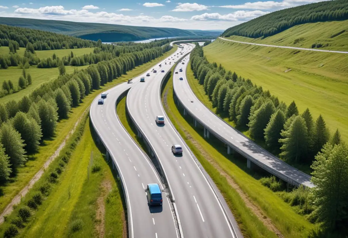 Lägsta hastighet på motorväg – här är vad som gäller illustration
