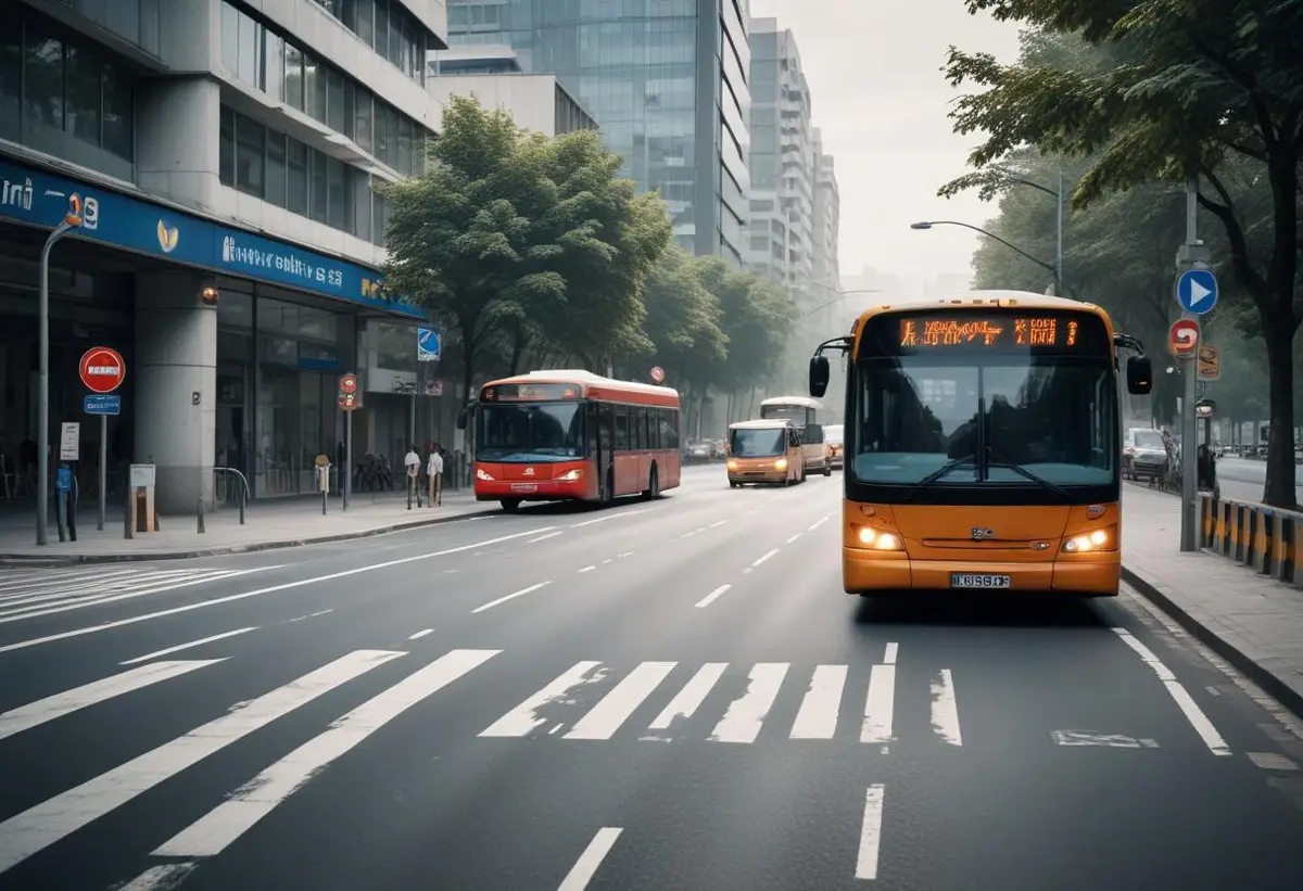 Få koll på när bussar har företräde i trafiken illustration