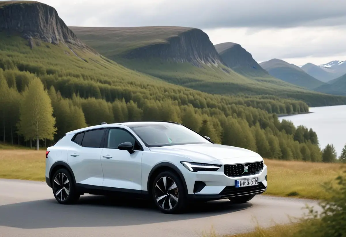 Polestar 2 elbil illustration